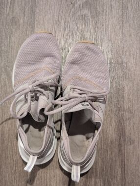 New Balance Women's Knit Lace-Up Sneakers in Light Mauve
